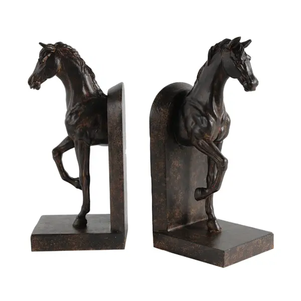 Trotting Horse Bookends S/2 (73642)