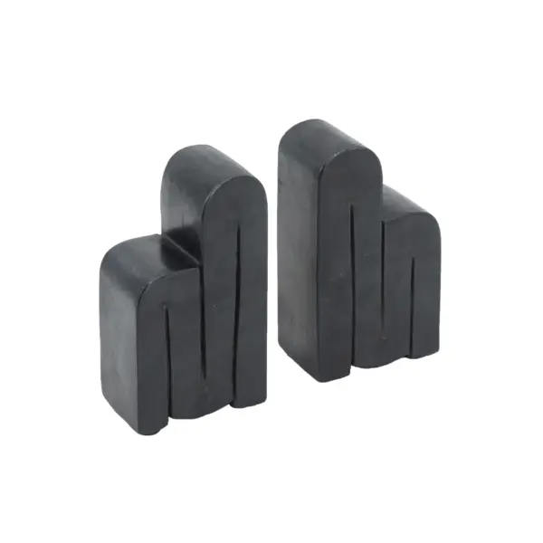Black Marble Bookends (72183-DS)