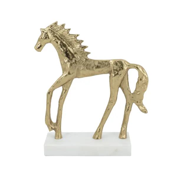 Horse Sculpture On Stand (86849-DS)