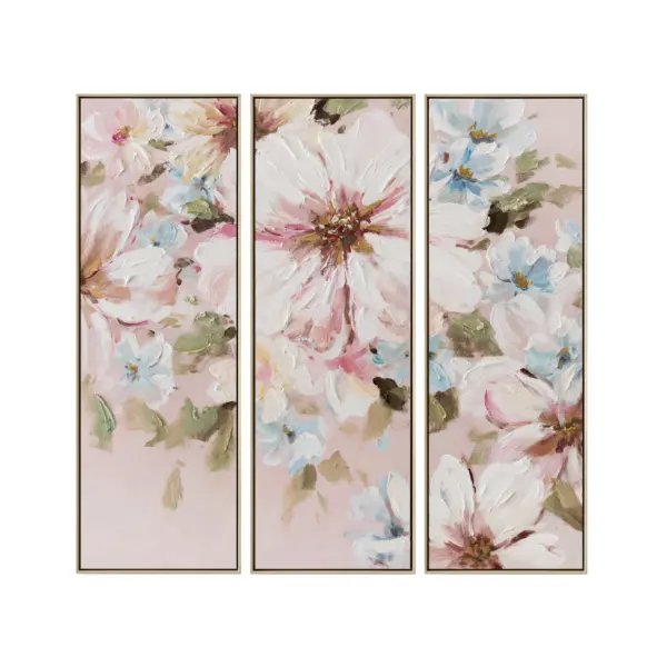 Flowers Acrylic Canvas (W238327)