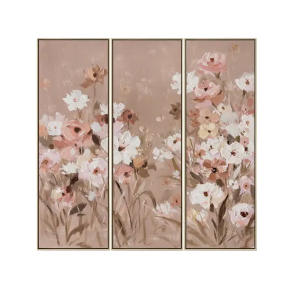 Flowers Acrylic Canvas (W338333)