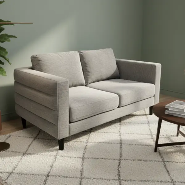 Ploush 2 Seater Sofa - Grey