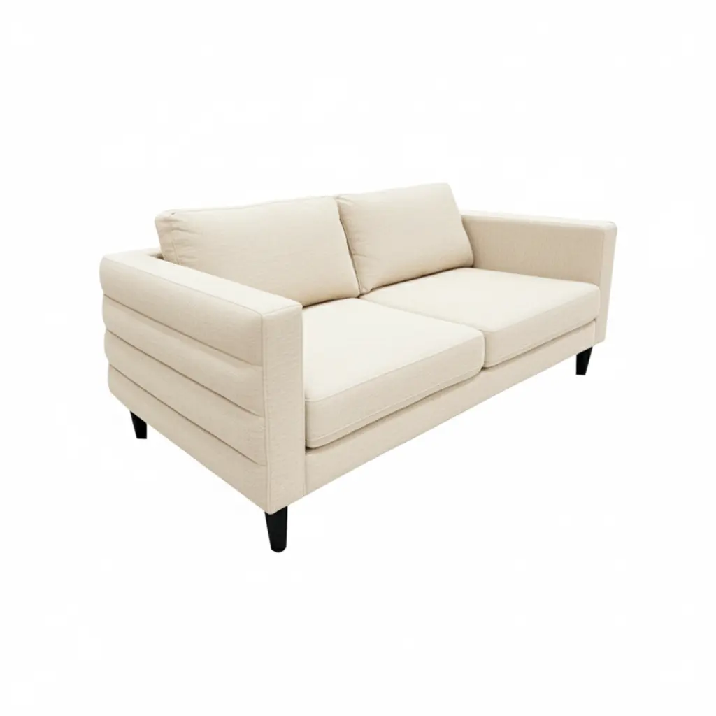 Ploush 3 Seater Beige A United Furniture