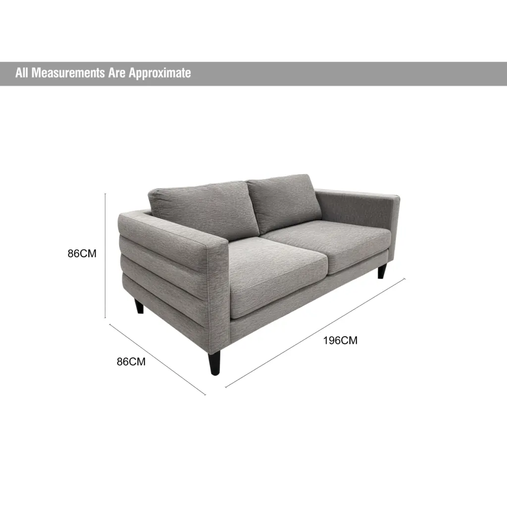 Ploush 3 Seater Grey Dia1 United Furniture