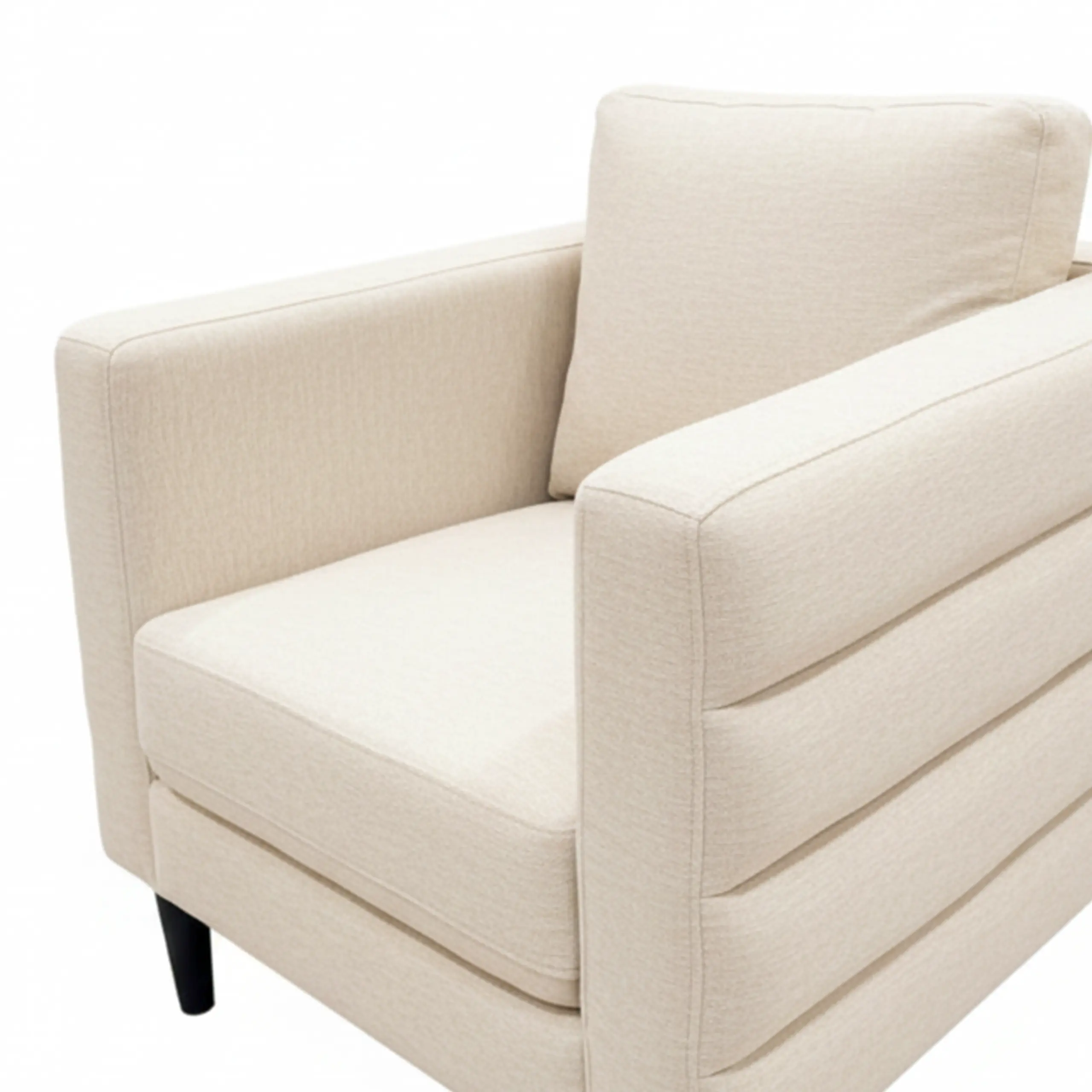 Ploush Single Seater Beige Swatch 2 United Furniture