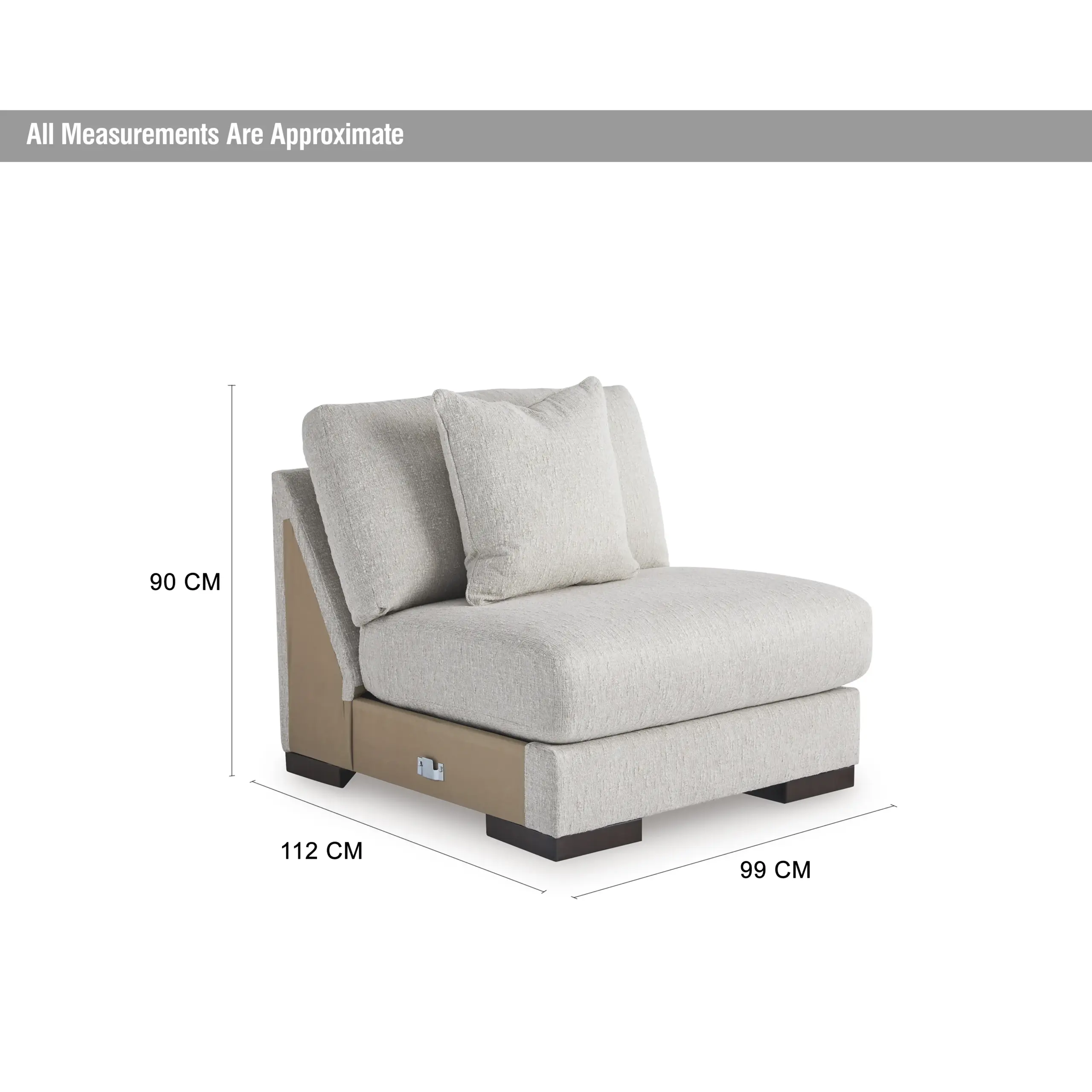 Armless Chair Dim United Furniture