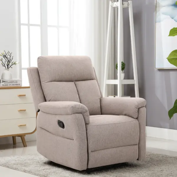 Colorado Single Recliner - Light Brown