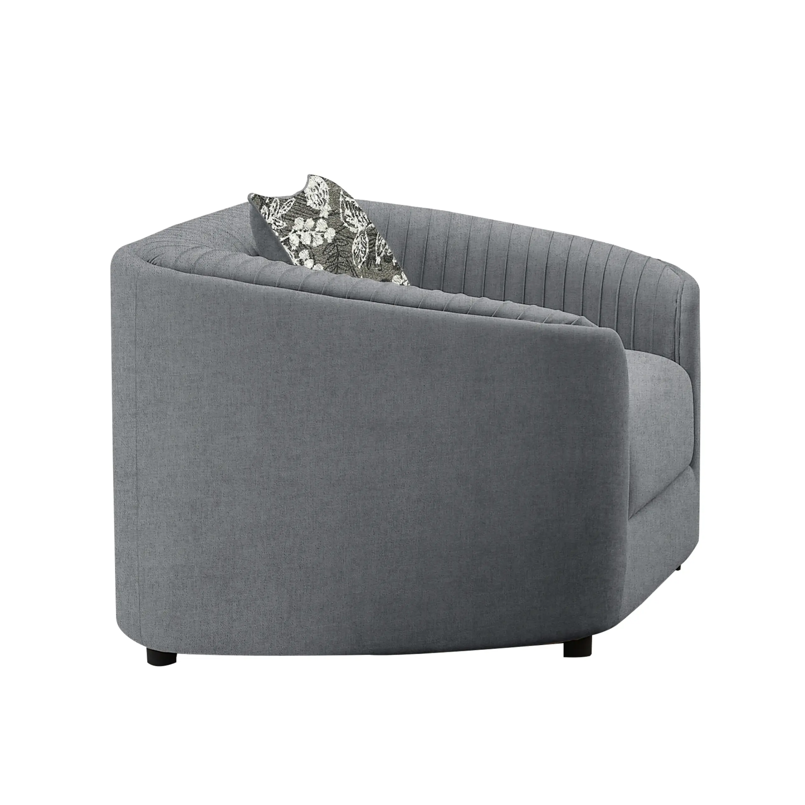Diwan Single Chair Grey United Furniture