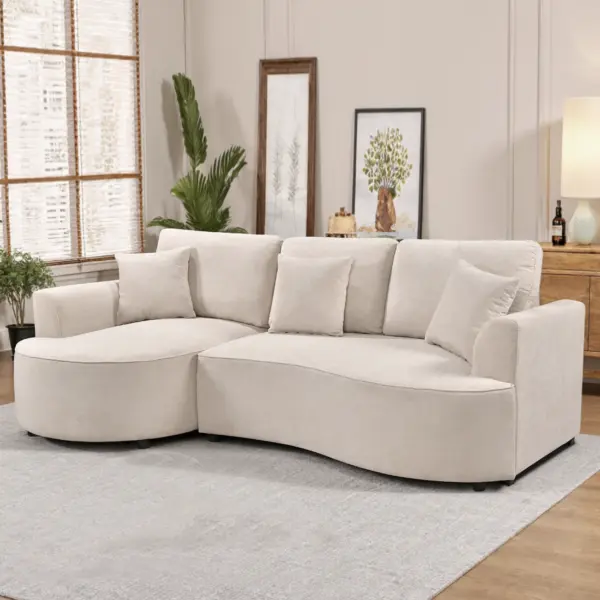 Drifta Right Corner Sofa Bed - Beige