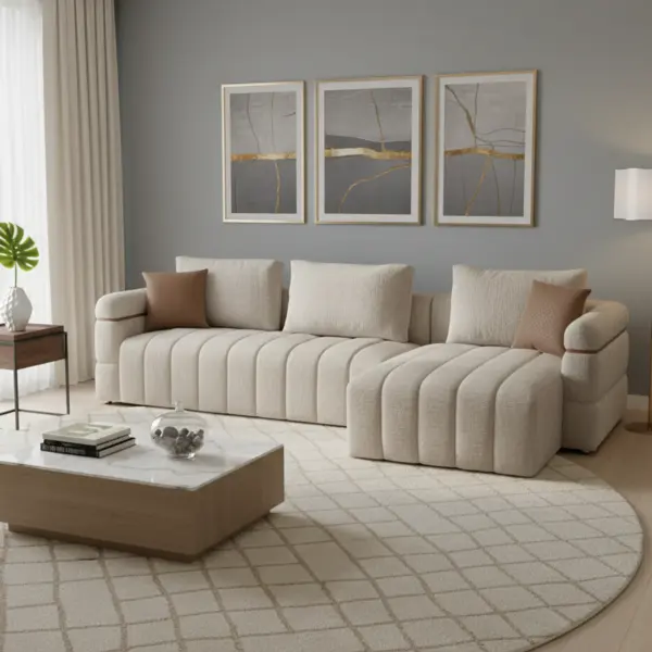 Hampstead Corner Sofa - Light Brown
