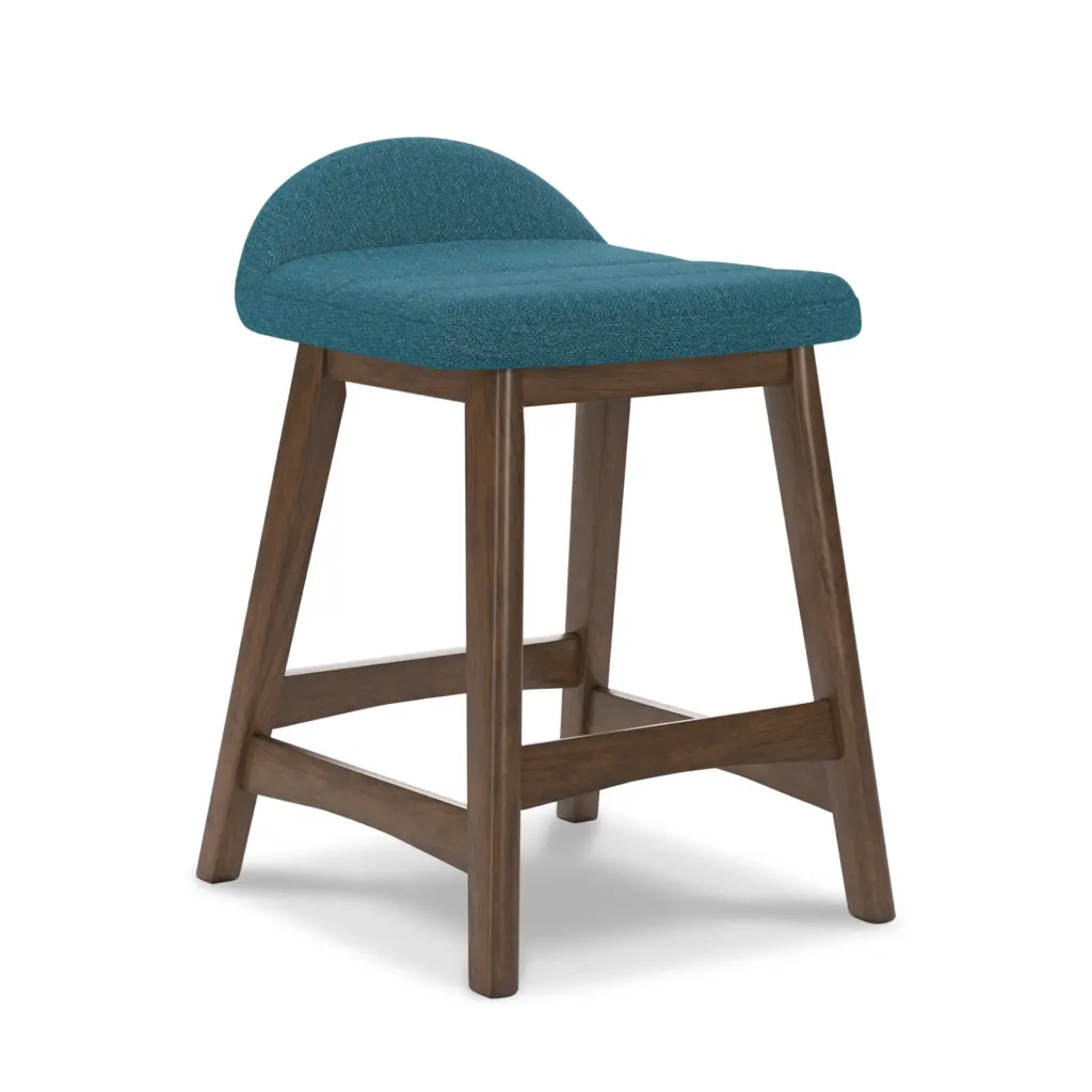 Lyncott Barstool Blue 2 United Furniture