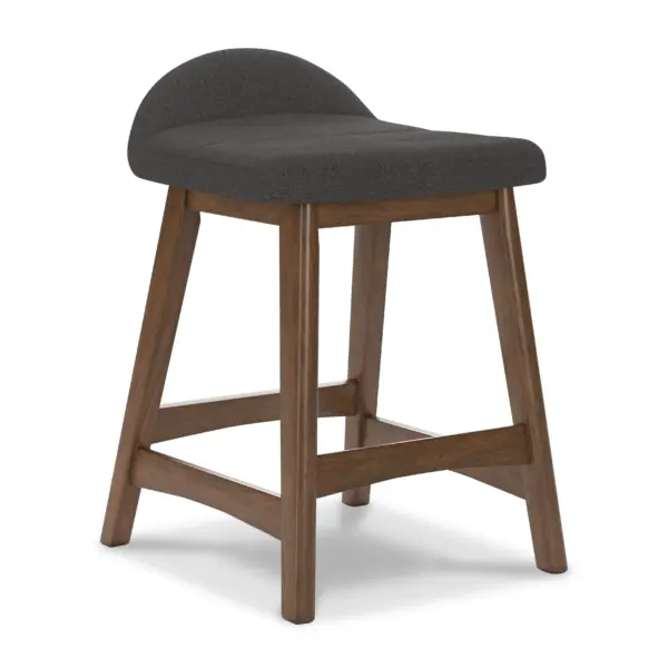 Lyncott Bar Stool - Charcoal