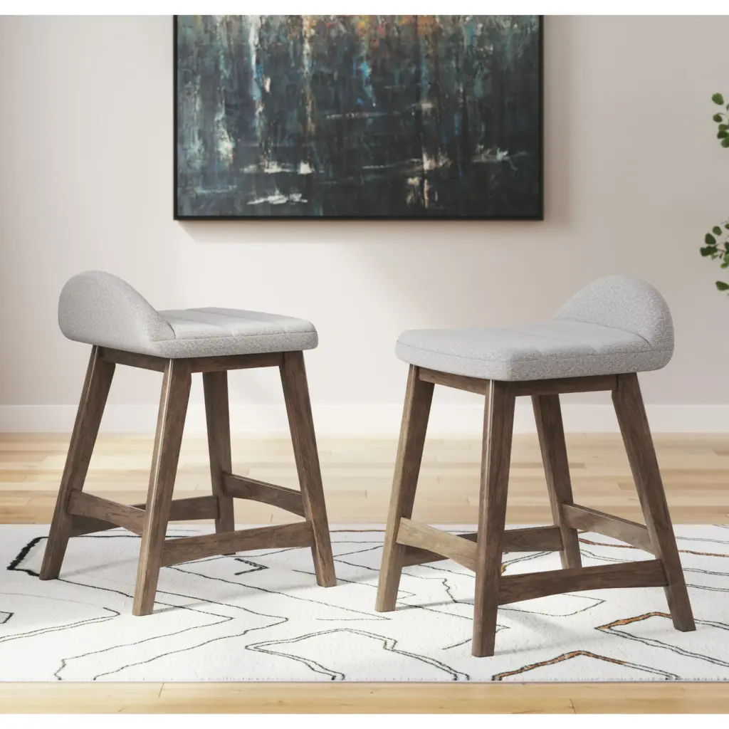 Lyncott Barstool Grey United Furniture