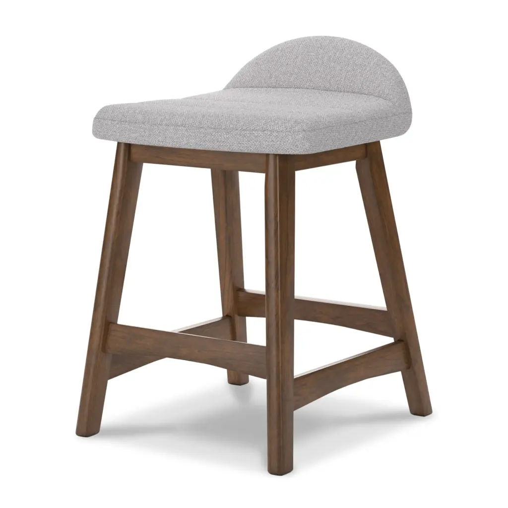 Lyncott Barstool Grey 1 United Furniture