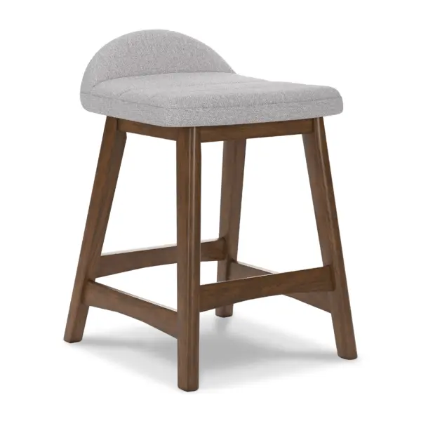 Lyncott Bar Stool - Light Grey