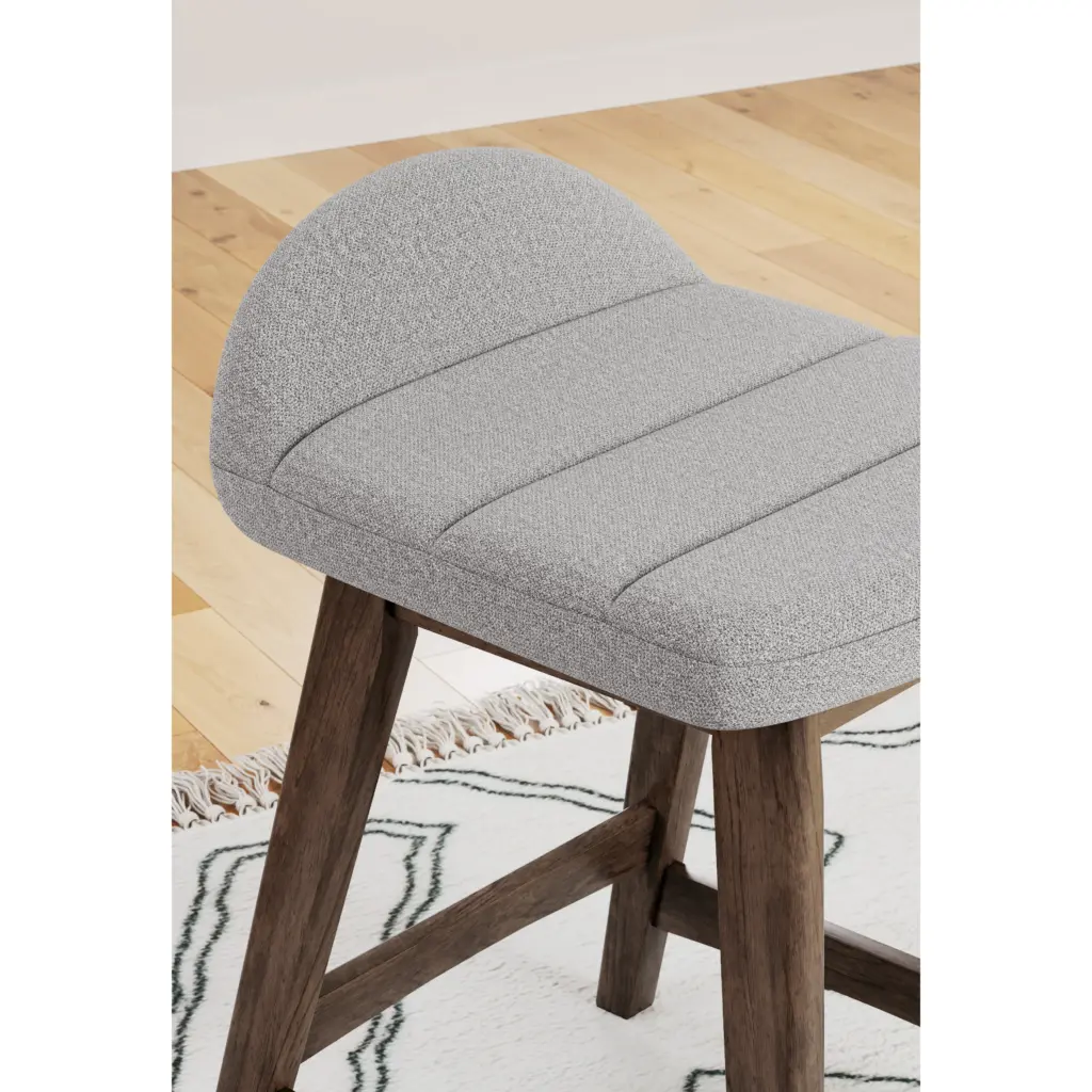 Lyncott Barstool Grey 3 United Furniture