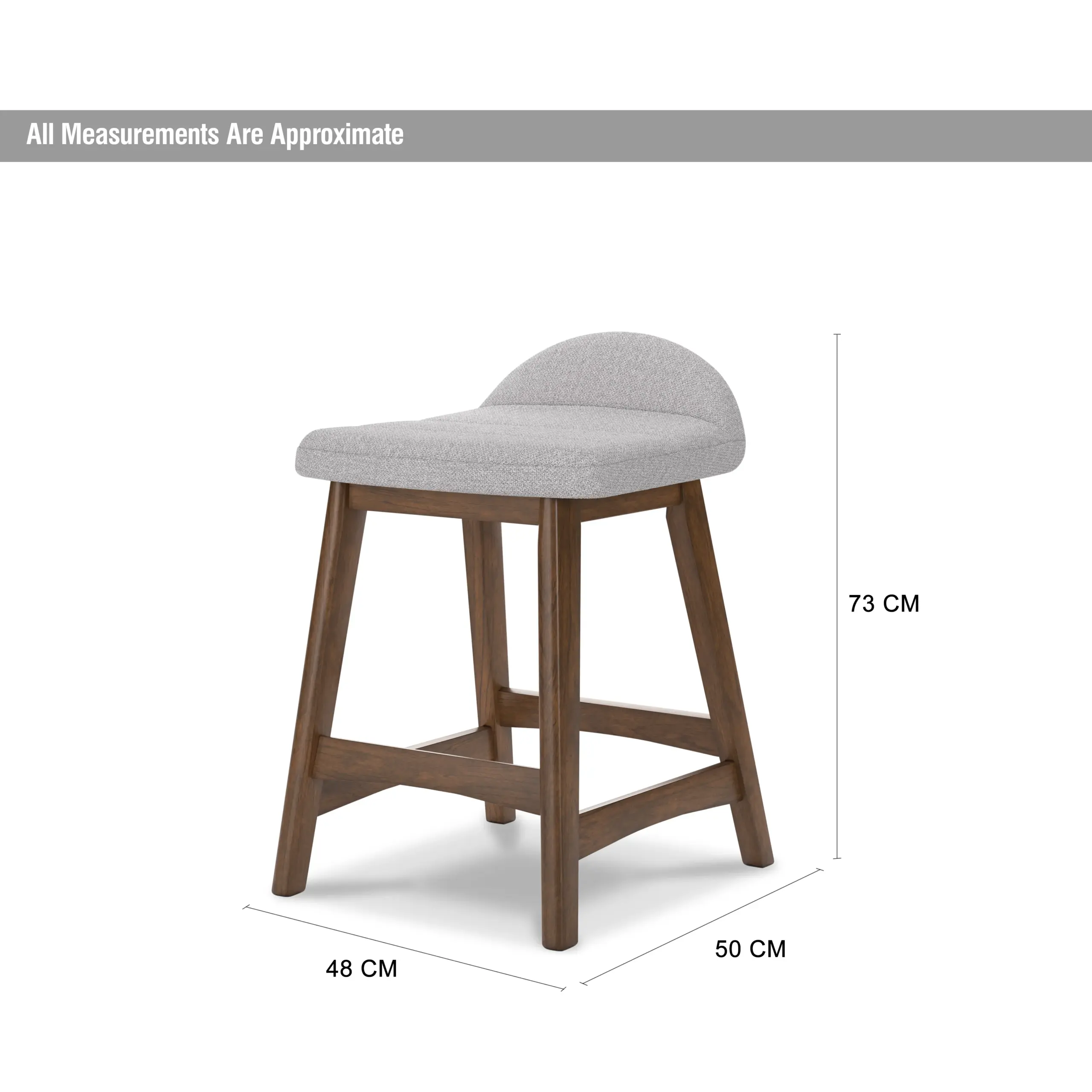 Lyncott Barstool Grey Dim United Furniture
