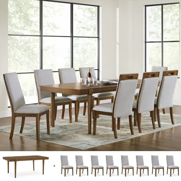 Lyncott 8-Seater Extendable Dining Set
