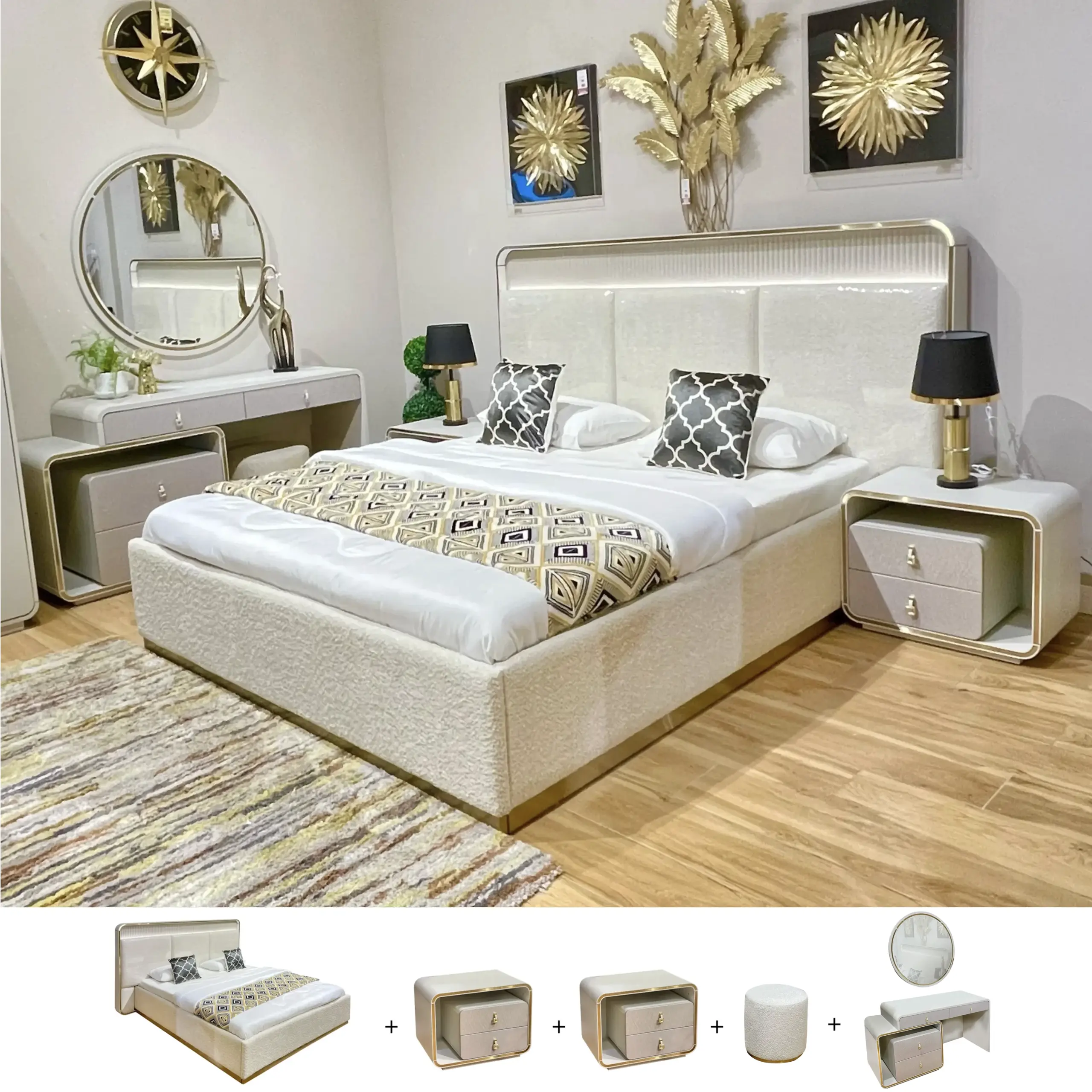 Sandra Bedroom Set Dis 2 United Furniture