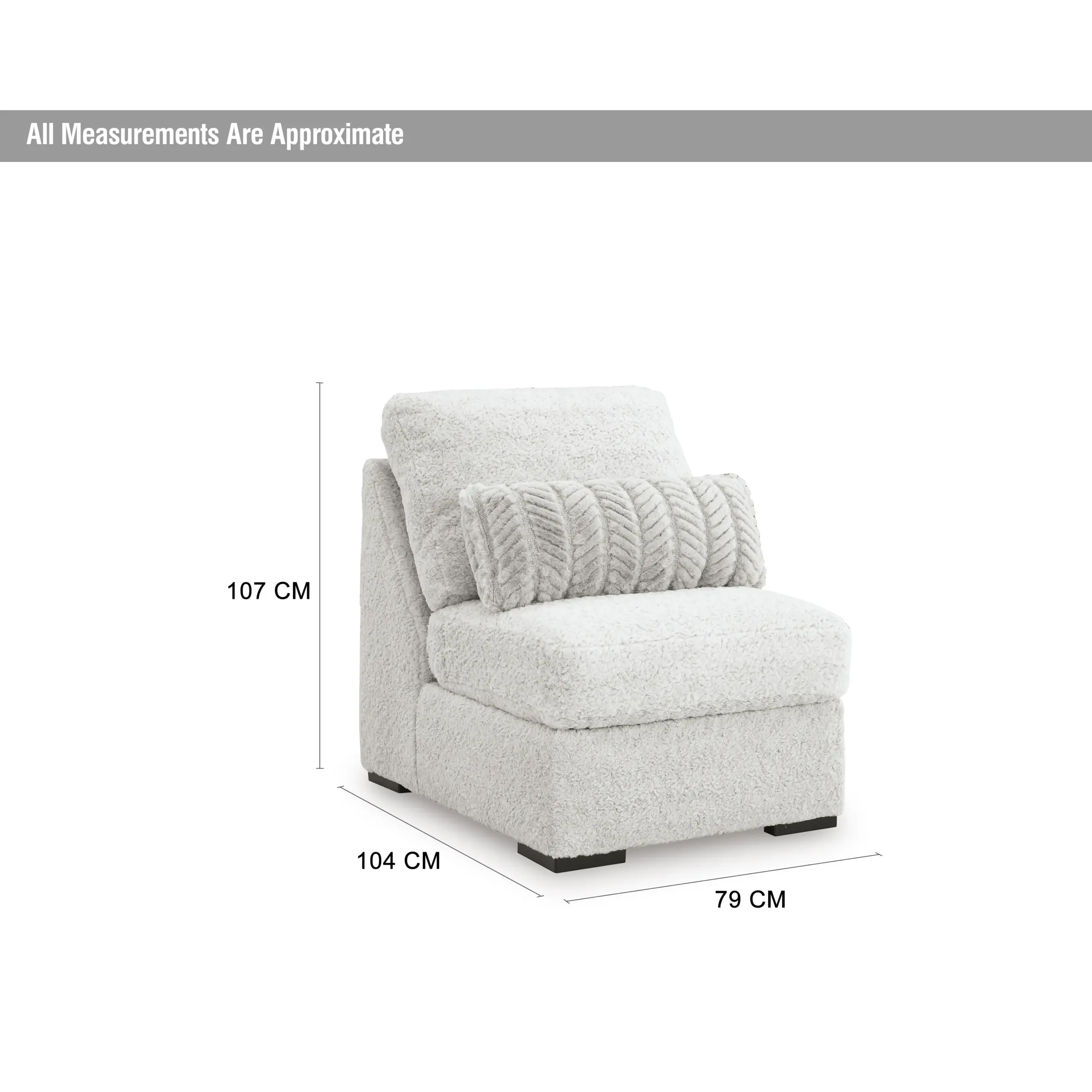 Snodoodle Armless Chair Dim United Furniture