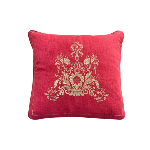 Embroidered Cushion 45 x 45 cm (HOL-571)