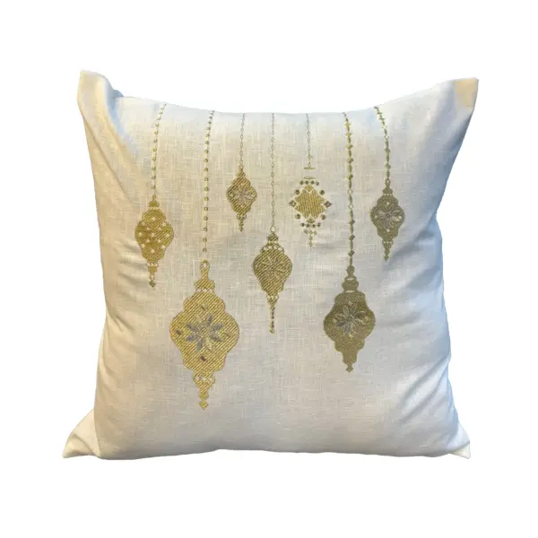 Embroidered Cushion 45 x 45 cm (HOL-711-C)