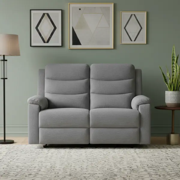 Aurelia 2 Seater Recliner - Grey