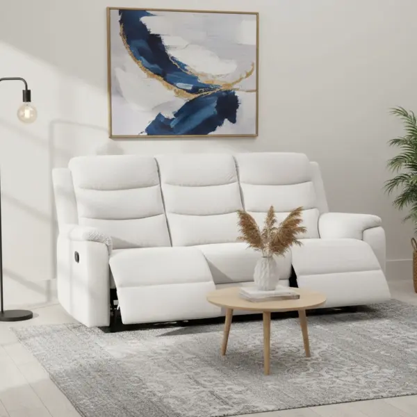 Aurelia 3 Seater Recliner - Beige