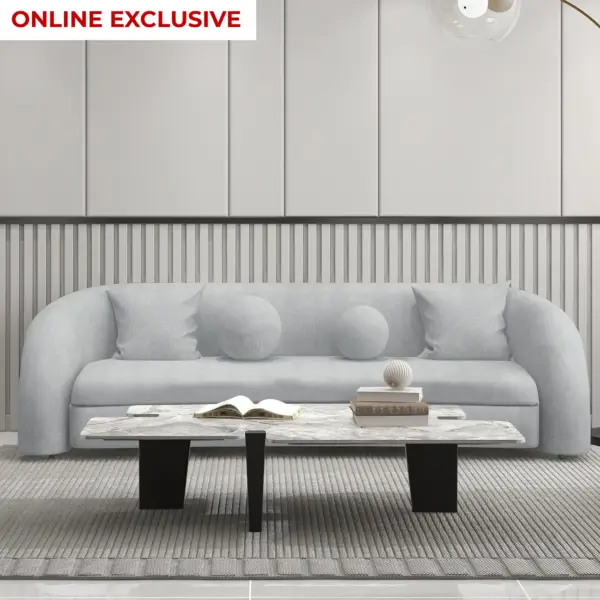Balfour 4 Seater Sofa - Light Grey
