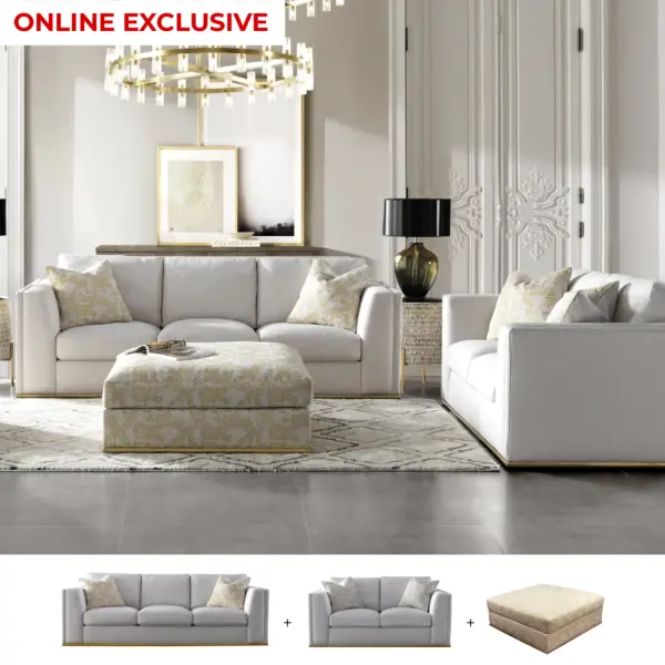 Doro Sofa Set (3 + 2 + Ottoman)