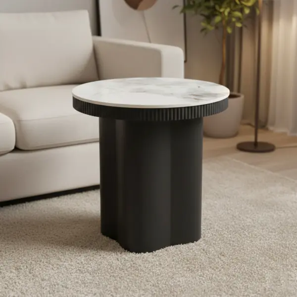 Claudia Round Side Table
