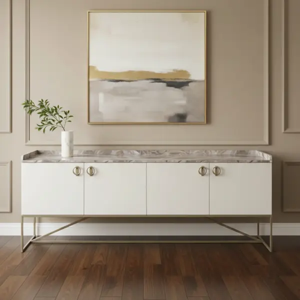Loft Console - Gold