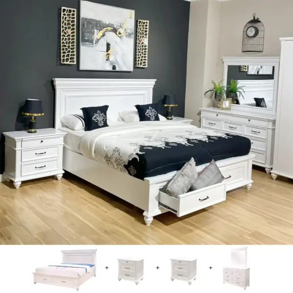 Farmsville 5 Pcs. King Bedroom Set