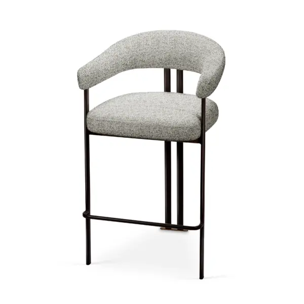 Jewel Bar Stool - Light Grey