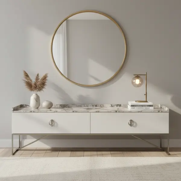 Loft TV Cabinet - Gold