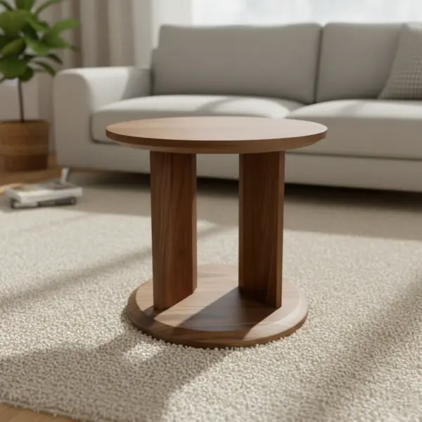 Malawi End Table - Walnut