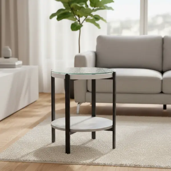Paku Round Side Table