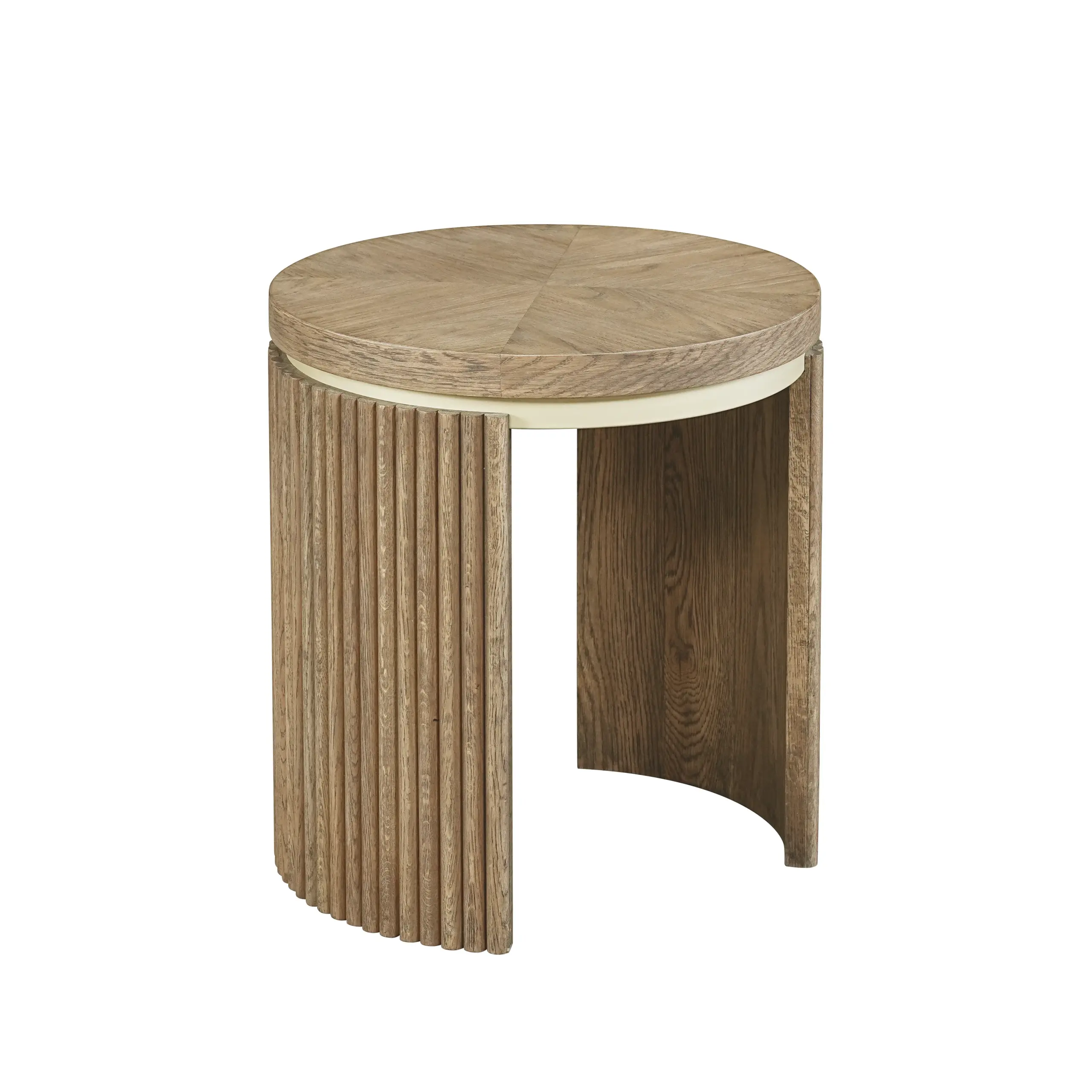 Solvi End Table Light Brown 2 United Furniture