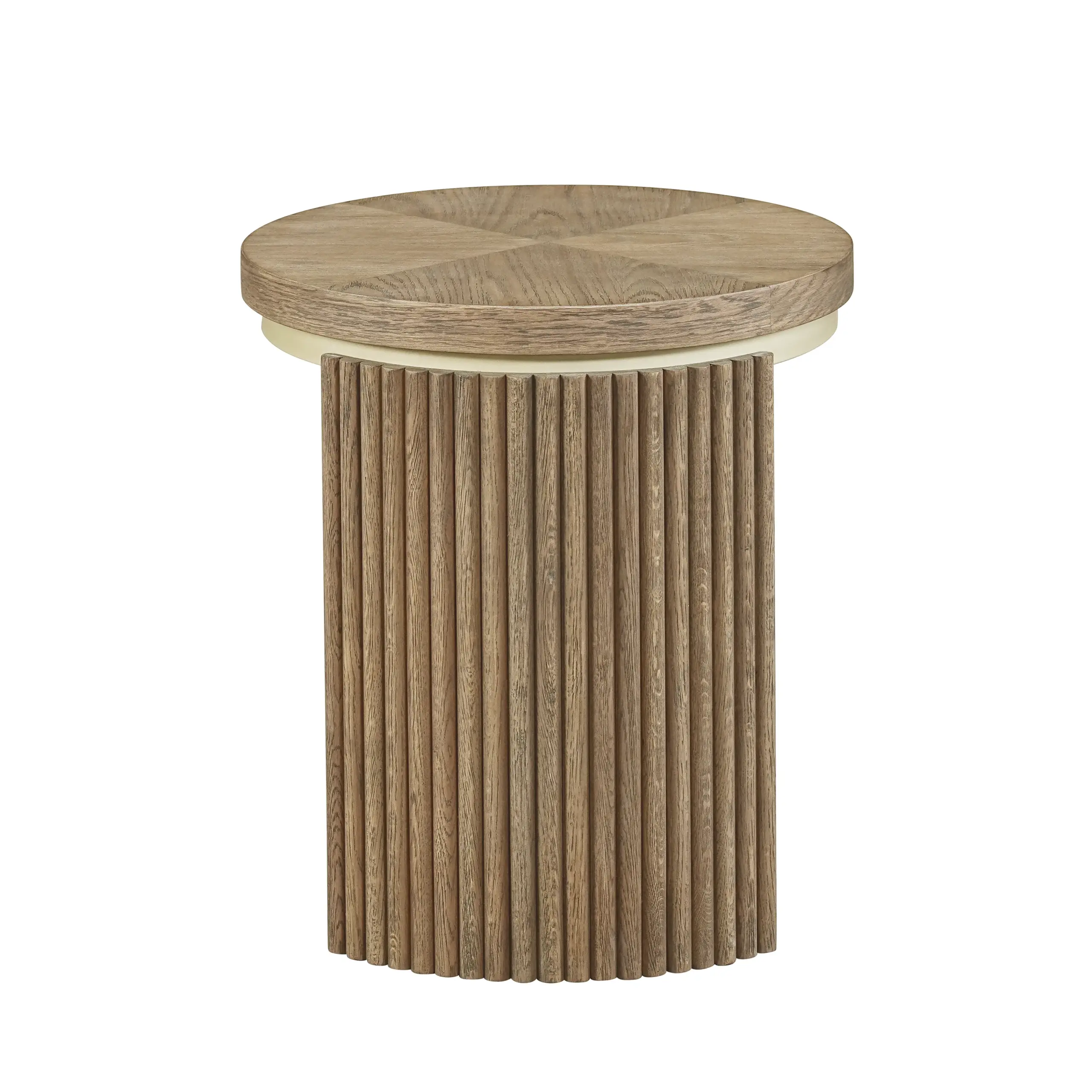 Solvi End Table Light Brown 3 United Furniture