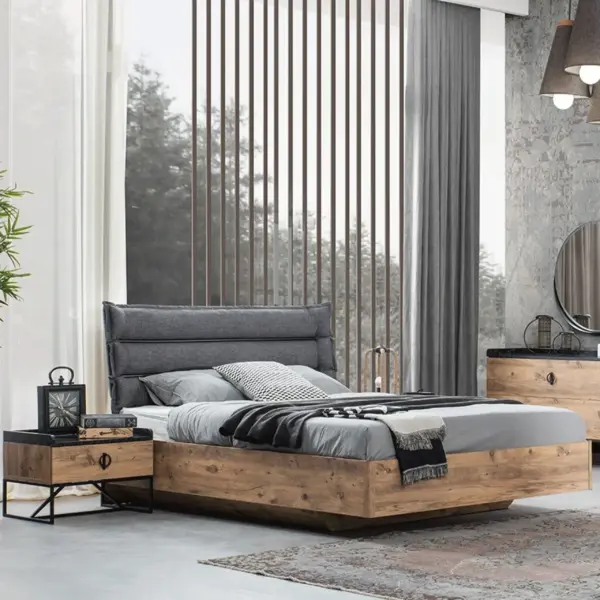 Vault King Bed (With Hydraulic Storage)