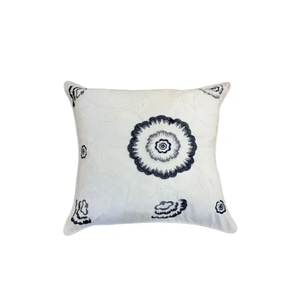 Embroidered Cushion 45 x 45 cm (HOL-581)