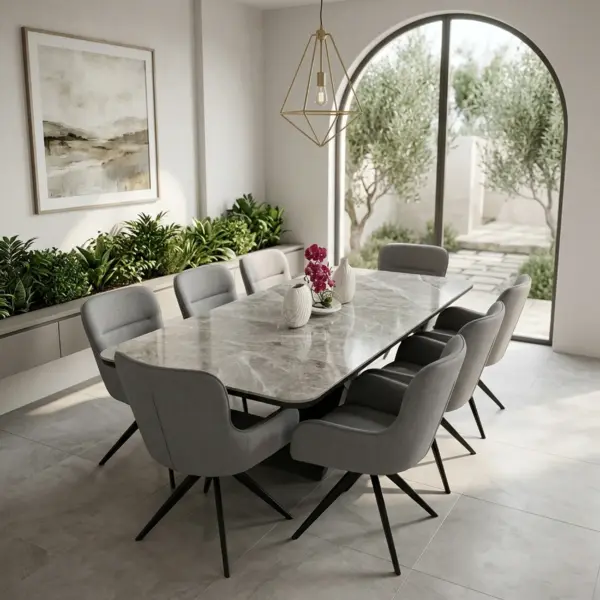 Frevo Dining Table (220 cm) - Grey