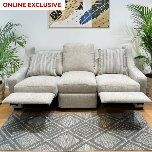 Marley 3 Seater Sofa with Power Recliner