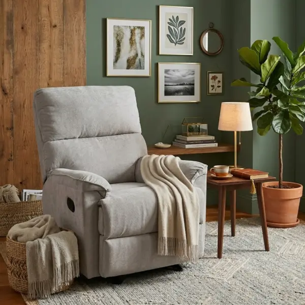 Saka Single Recliner - Beige