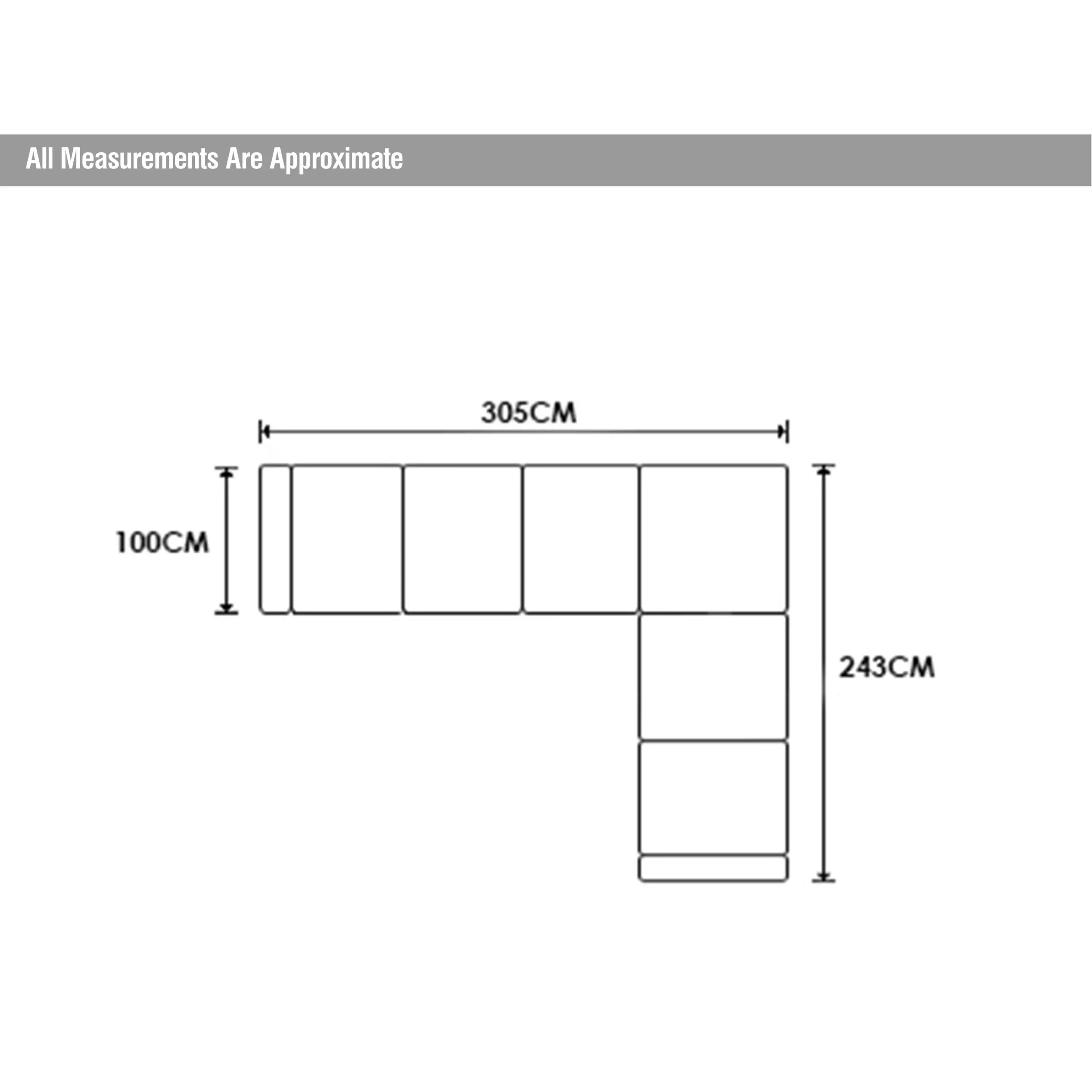 Shermyla Left Corner Sofa Dim United Furniture