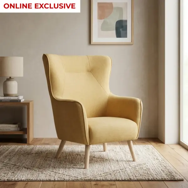 Slover Accent Chair - Mustard Yellow