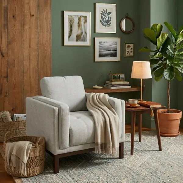 Stewart Single Seater - Stone Beige