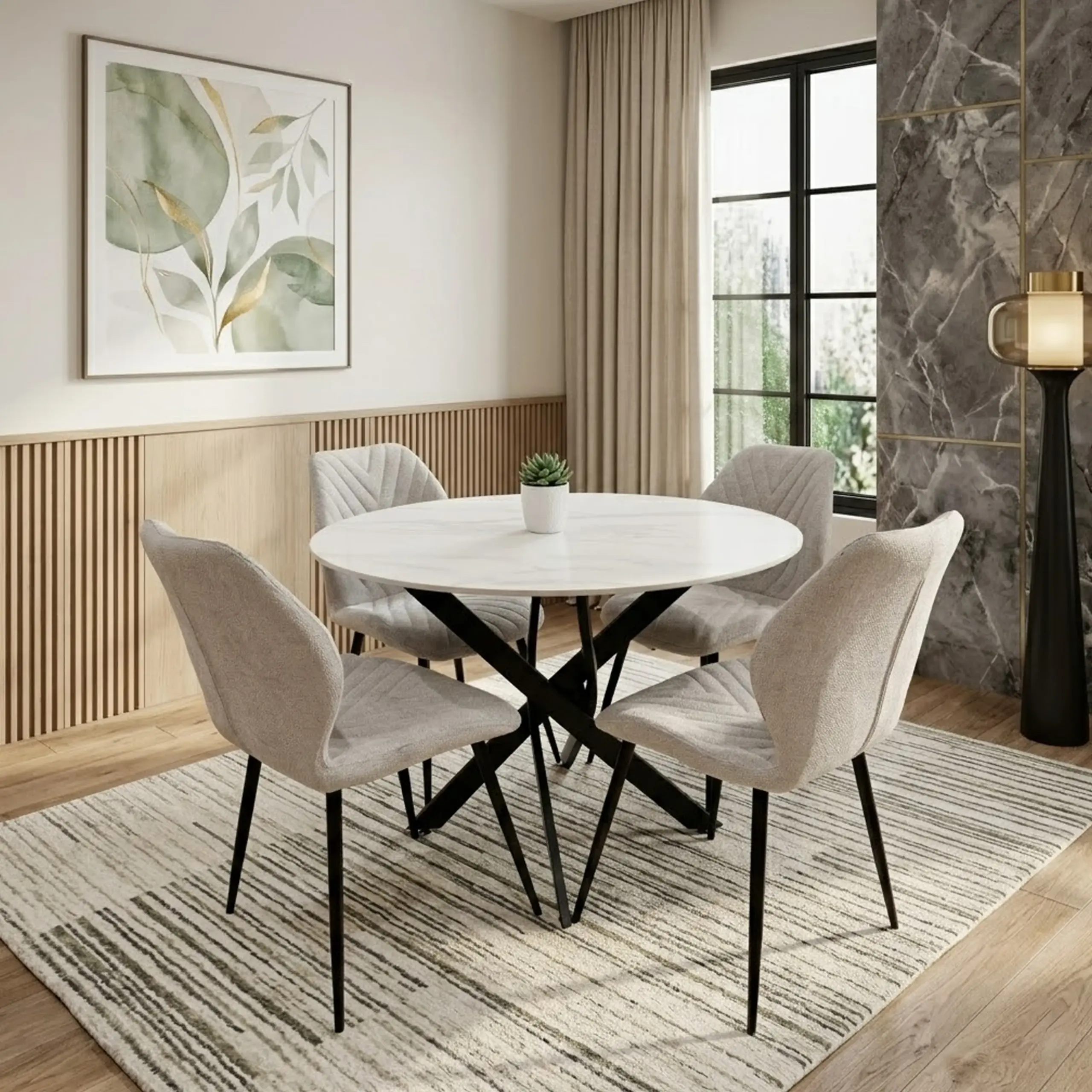 Ville Round Dining Table United Furniture