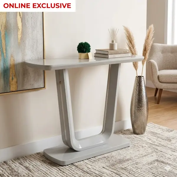 Elle Console Table - Grey
