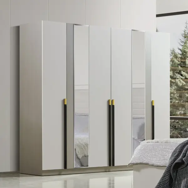 Elwell 6 Door Wardrobe